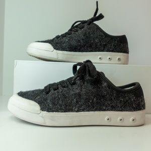 rag & bone Standard Issue Black Low Top Lace Ups